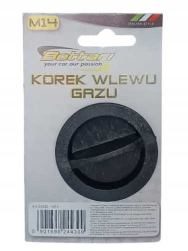 Korek wlewu gazu Bottari M14 – szczelny i uniwersalny do LPG