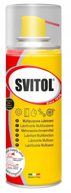Svitol Lubricant Spray – smarujący i antykorozyjny preparat w sprayu