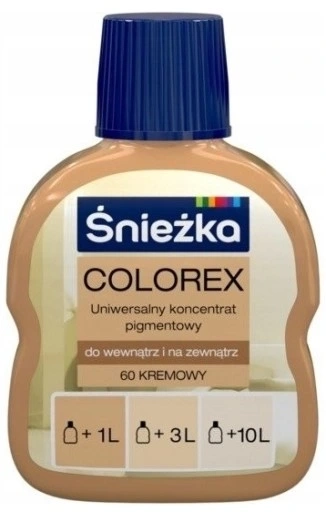 Pigment barwiący pigment Śnieżka 0,1 l 60 kremowy