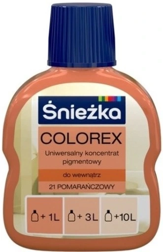 Pigment barwiący pigment Śnieżka 0,1 l 21 pomarańczowy