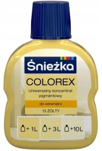 Pigment barwiący pigment Śnieżka 0,1 l 13 żółty
