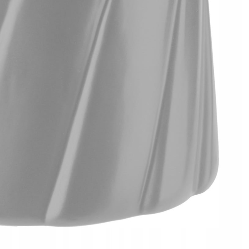 Osłonka ceramiczna szara 14,5cm – elegancka donica na kwiaty
