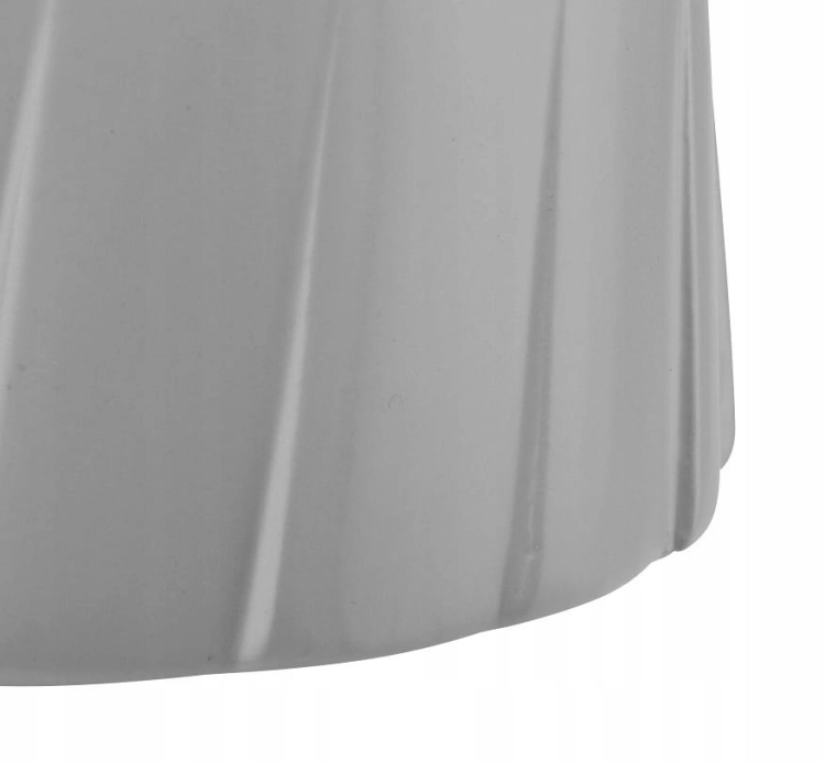 Osłonka ceramiczna GABRIEL 20x10cm szara – elegancka do kwiatów