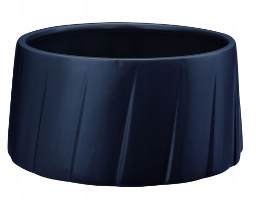 Osłonka ceramiczna GABRIEL 20x10cm granat – elegancka do kwiatów