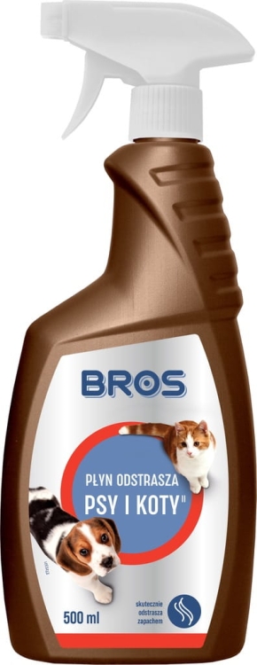 Płyn przeciwko kotom, psom Bros 0,5 kg
