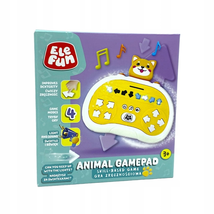 Elefun Animal Gamepad – gra zręcznościowa interaktywna dla dzieci 3+