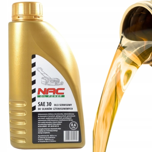 Olej silnikowy NAC SAE30 0.6L – do silników czterosuwowych