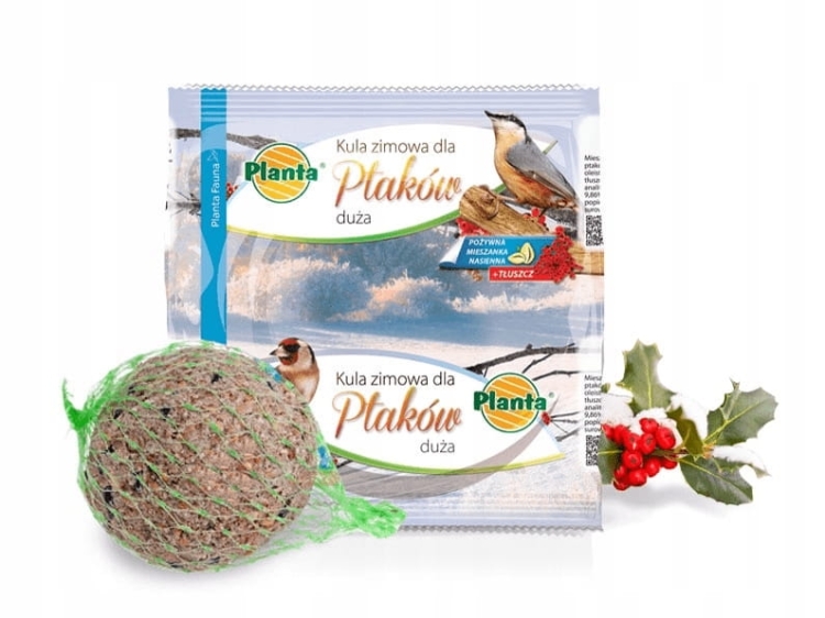 Kula zimowa dla dzikich ptaków 220 g – energetyczna karma tłuszczowa