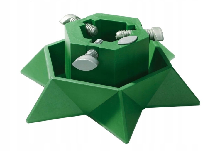 Stojak pod choinkę plastikowy 15W gwiazda – stabilna podstawa