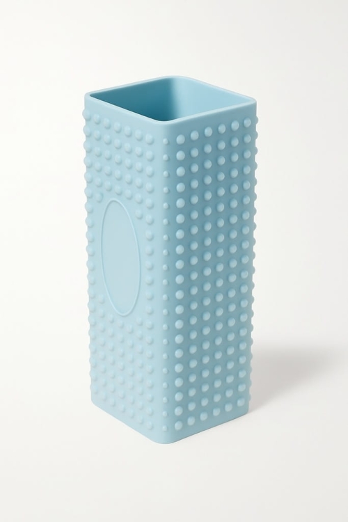 Kostka do zbierania sierści Smukee niebieska 4,5x12 cm – silikonowa