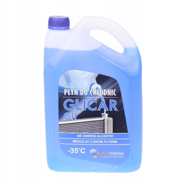 Płyn do chłodnicy G11 niebieski 5L – do –35°C, ochrona silnika