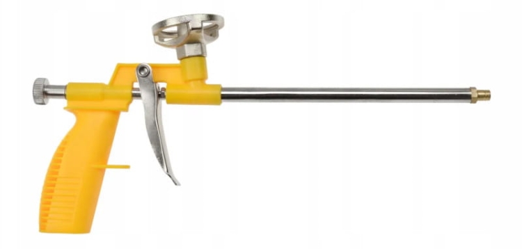 Pistolet do piany montażowej aluminiowy 30x16 cm – regulacja strumienia