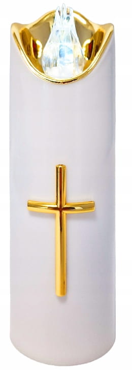 CORTINA wkład LED Rico biało-złoty 17,5 cm – ekologiczny, wodoodporny