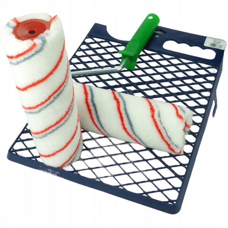 Zestaw malarski DUOCOLOR 25 cm – 2x wałki, rączka i kratka malarska