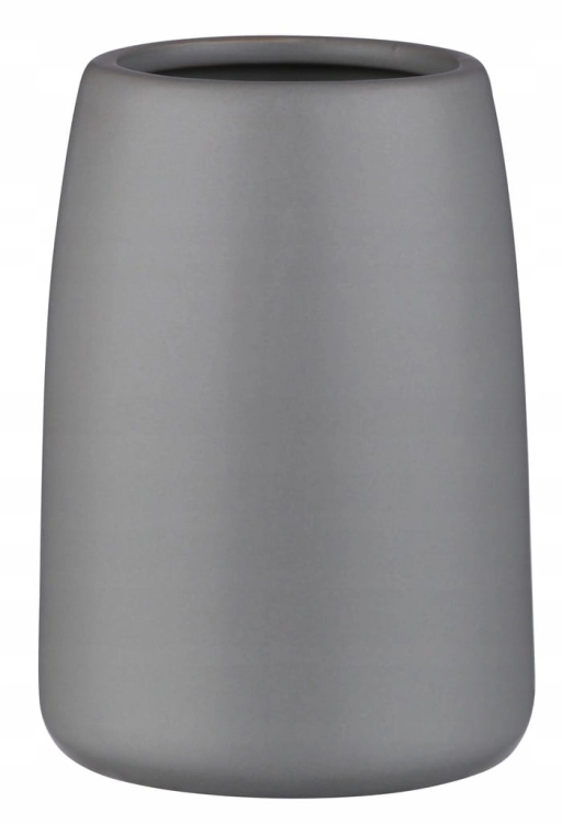 Kubek łazienkowy ALBANO szary 350 ml – ceramika, ALSEA