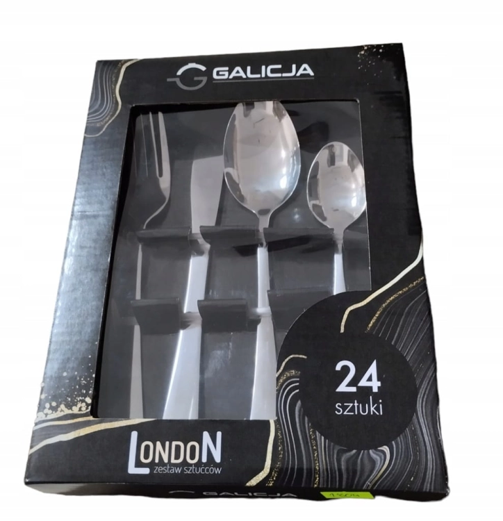 Zestaw sztućców London Galicja 24 elementy – stal nierdzewna