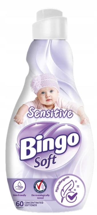 Bingo Soft Sensitive 1440 ml – hipoalergiczny płyn do płukania koncentrat