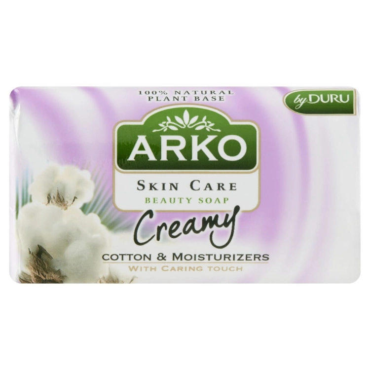 Arko Skin Care Cotton & Cream 90 g – mydło kosmetyczne z bawełną i kremem