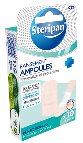 Plastry z opatrunkiem na piance 10 szt. – elastyczne i ochronne na pęcherze