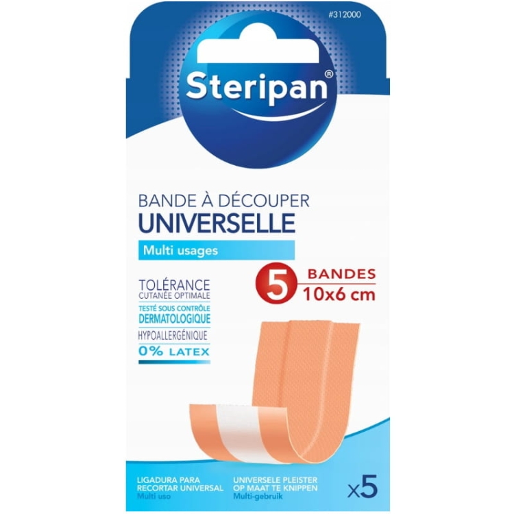 Steripan Plastry wodoodporne na otarcia 10×6 cm – 5 sztuk