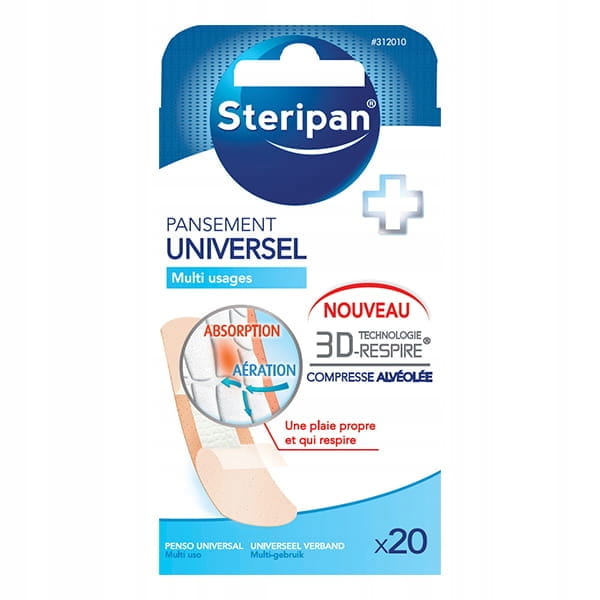 Inter-Vion Plastry z opatrunkiem uniwersalne 20 szt. – elastyczne i chłonne