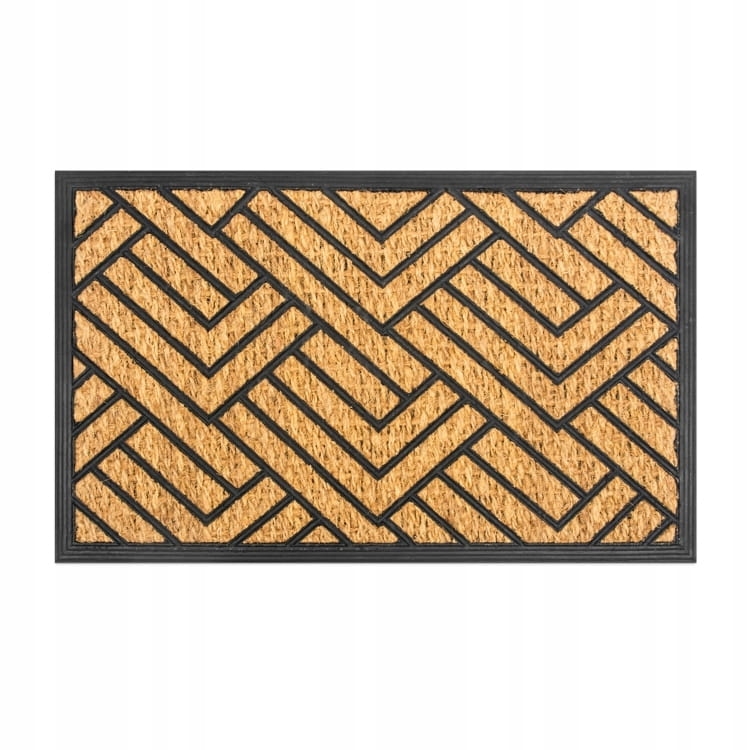 Wycieraczka kokosowa AREKA 45x60 cm – naturalna, na gumowym spodzie