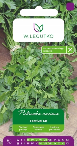 Pietruszka naciowa 5 g – aromatyczna i plenna odmiana liściowa | W. Legutko