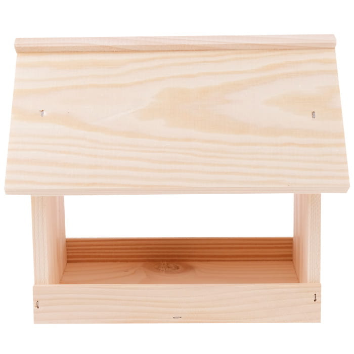 Drewniany karmnik dla ptaków stojący 24×13×21 cm – Planta