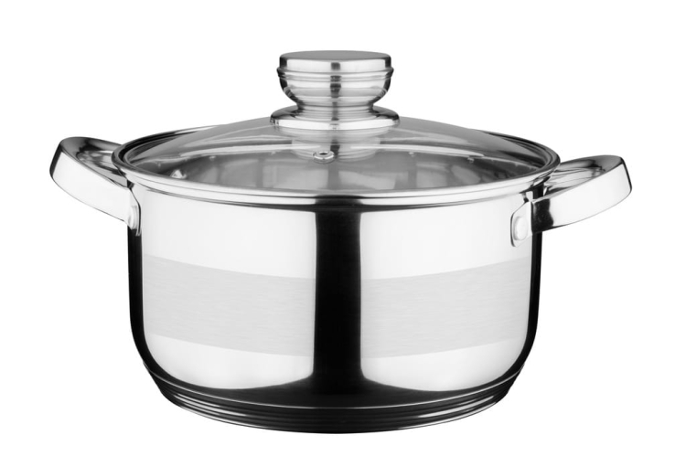 Garnek Galicja Tytan 20 cm 2,5 L – stal nierdzewna z pokrywą