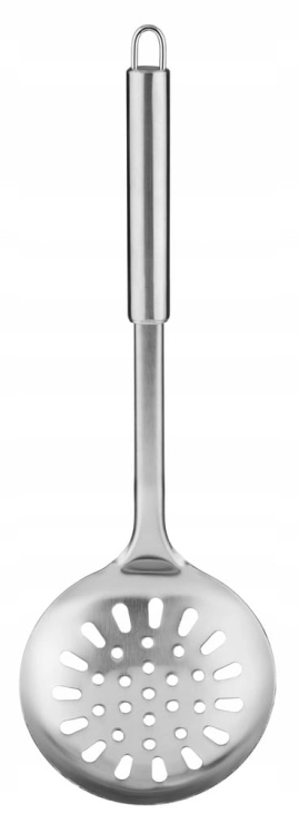 Łyżka cedzakowa PRACTICO 33,5 cm – stal nierdzewna, Galicja