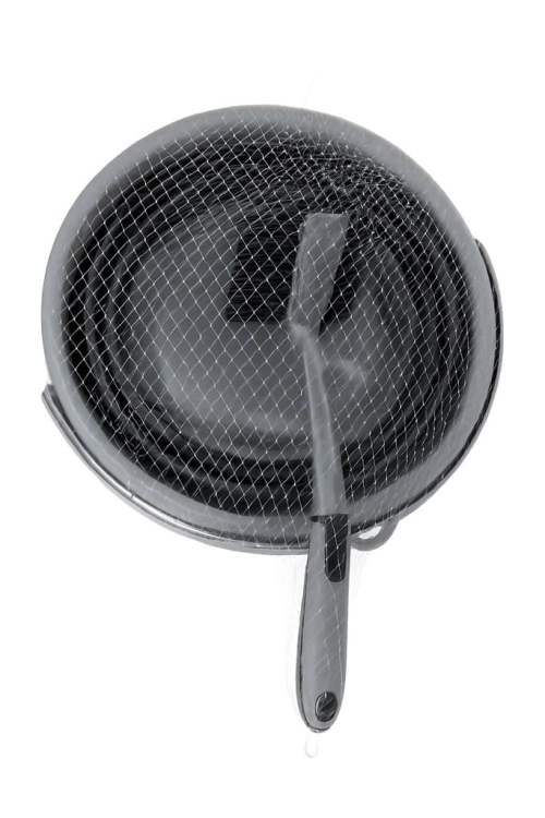 Zestaw Sprzątający z Wiaderkiem Składanym + Szczotką 30 cm – Szary