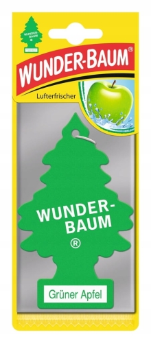 WUNDER-BAUM Zielone Jabłko – choinka zapachowa do auta