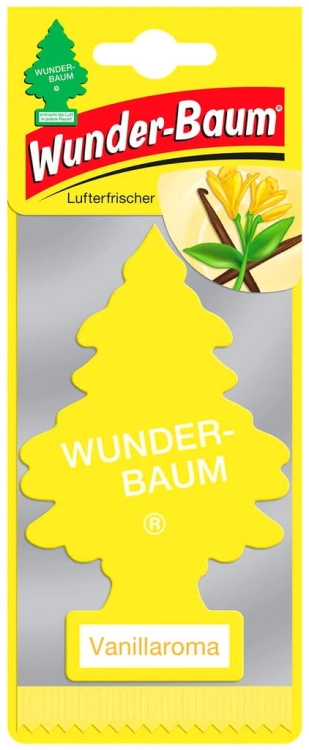 Choinka zapachowa WUNDER-BAUM Vanilla – zawieszka zapachowa do auta