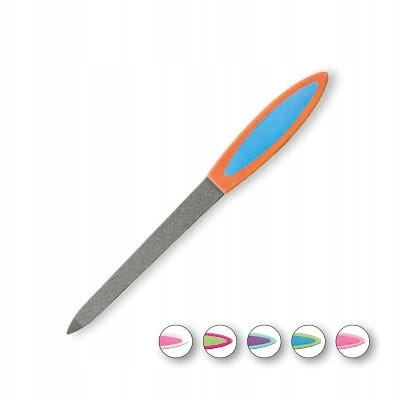 Pilnik szafirowy Top Choice 15 cm – średni pilnik do paznokci mix kolorów