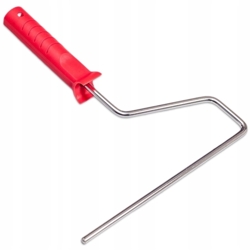 Rączka do wałka malarskiego Ø 8 mm – chromowana, z uchwytem PP