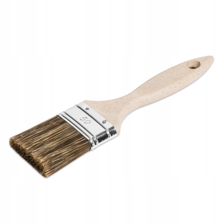 Pędzel angielski WOOD 63 mm – do lakierobejc, farb i impregnatów