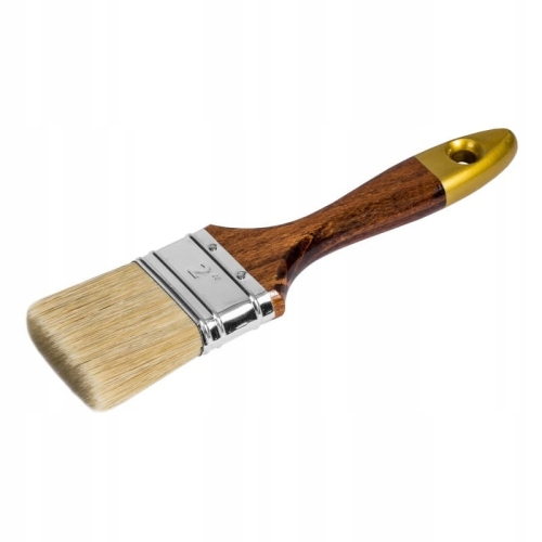 Pędzel angielski płaski lakierowany 5 cm – uniwersalny do malowania