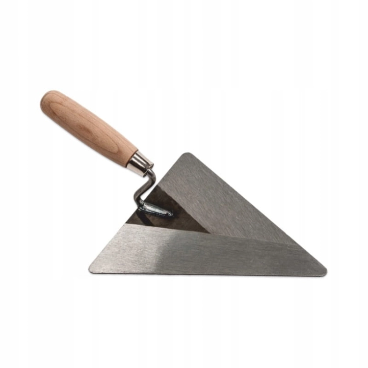 Kielnia trójkątna 200 mm – stal szlifowana 1,2 mm, drewniany uchwyt