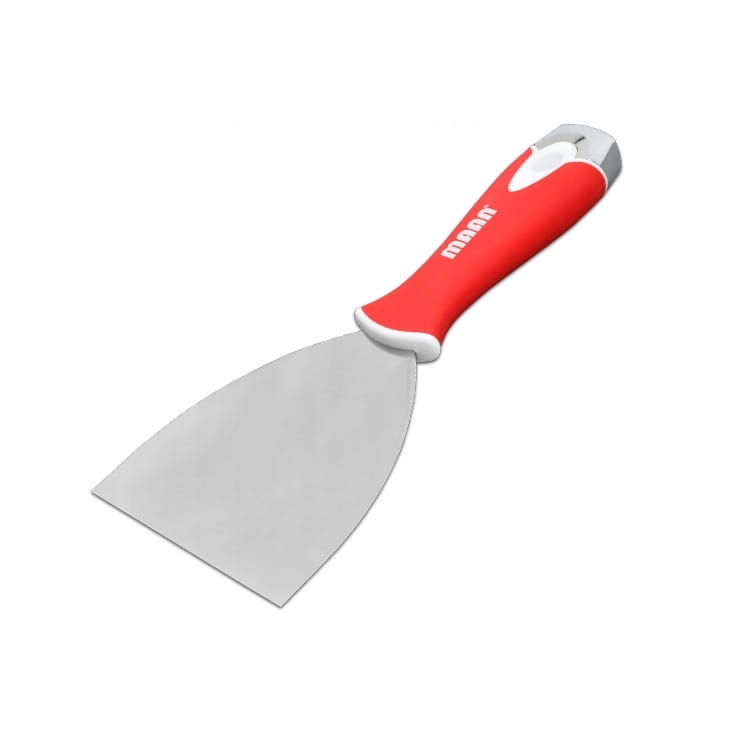 Szpachla nierdzewna 100 mm – elastyczna, stożkowa, uchwyt SOFT grip