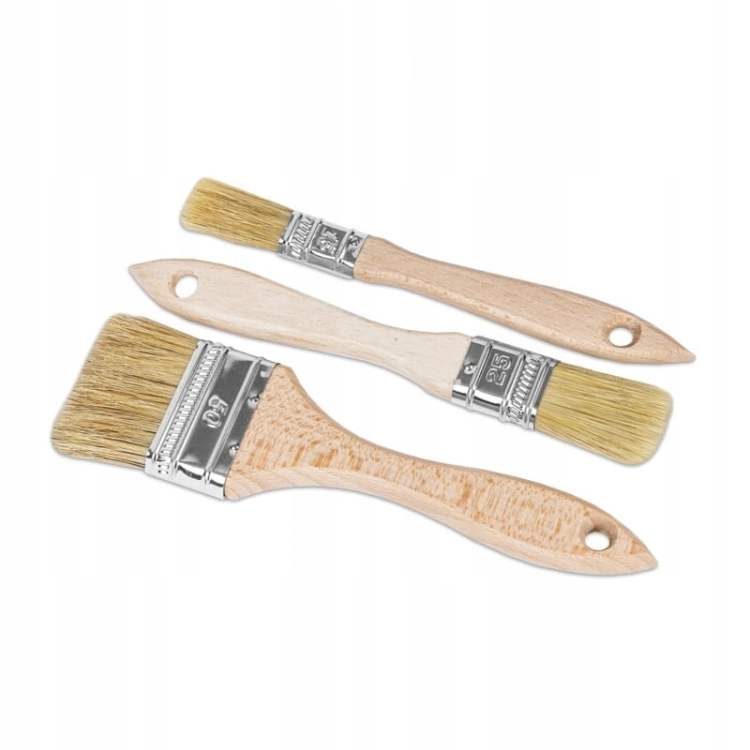 Zestaw pędzli angielskich STANDARD 15/25/50 mm – uniwersalny