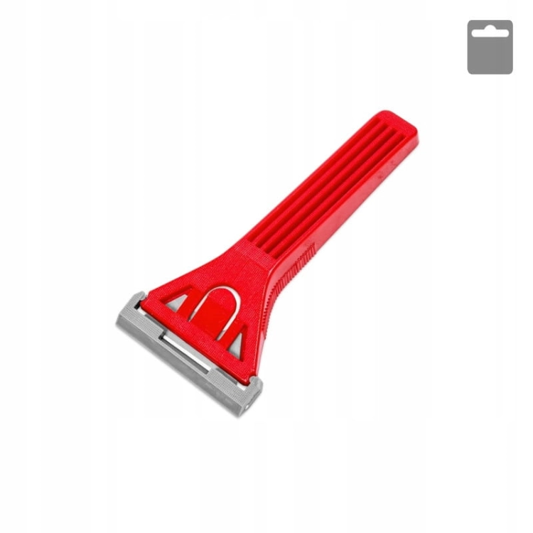Skrobak do szyb 50 mm – wymienne ostrze trapezowe, z osłoną