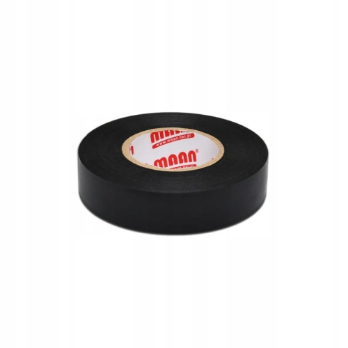 Taśma izolacyjna 19 mm × 20 m czarna – PVC, odporna i elastyczna