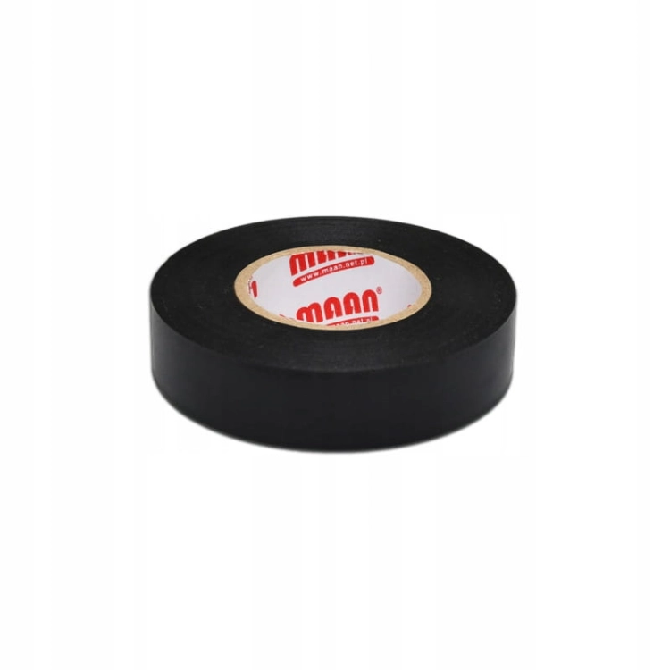 Taśma izolacyjna 19 mm × 20 m czarna – PVC, odporna i elastyczna