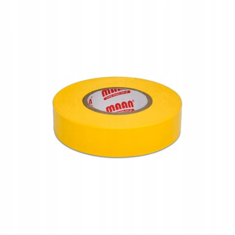 Taśma izolacyjna 19 mm × 20 m żółta – PVC, elastyczna i odporna
