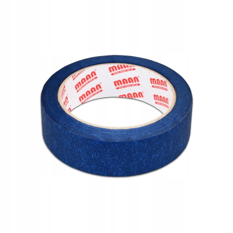 Taśma malarska niebieska 30 mm × 30 m – UV odporna, mocna, bez śladów