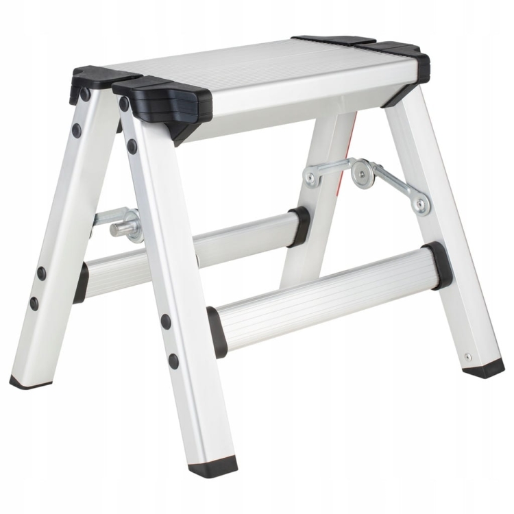 Drabina aluminiowa dwustronna składana – 150 kg 2 stopniowa