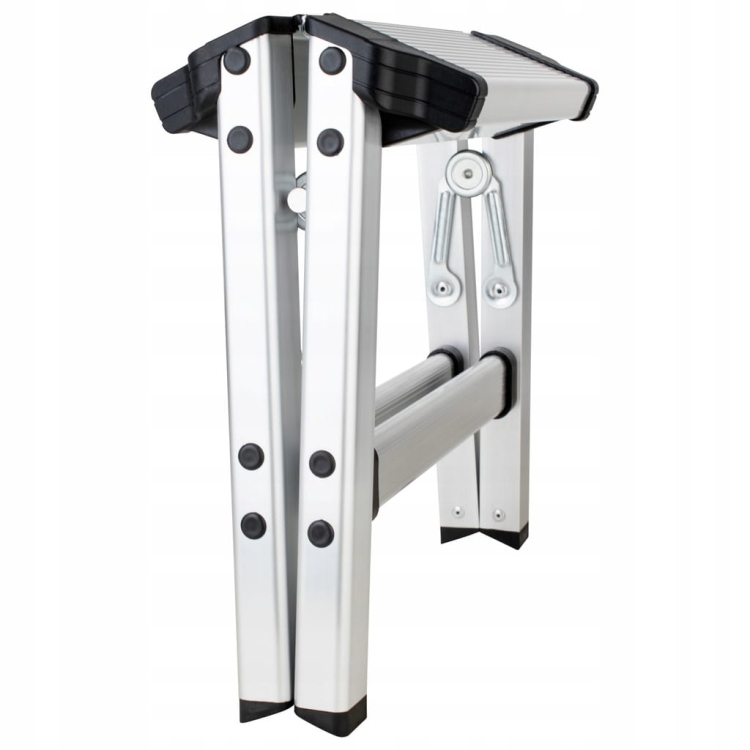 Drabina aluminiowa dwustronna składana – 150 kg 2 stopniowa