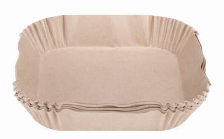 Wkład do Air Fryer Wkład do airfryera kwadratowy 16x16 cm 50 szt. szary