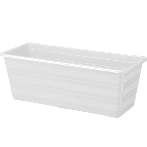 Doniczka skrzynka balkonowa DRACO 40cm biała