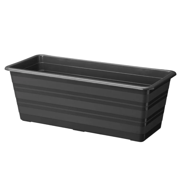 Doniczka Balkonowa DRACO Antracyt 40 cm – Prostokątna